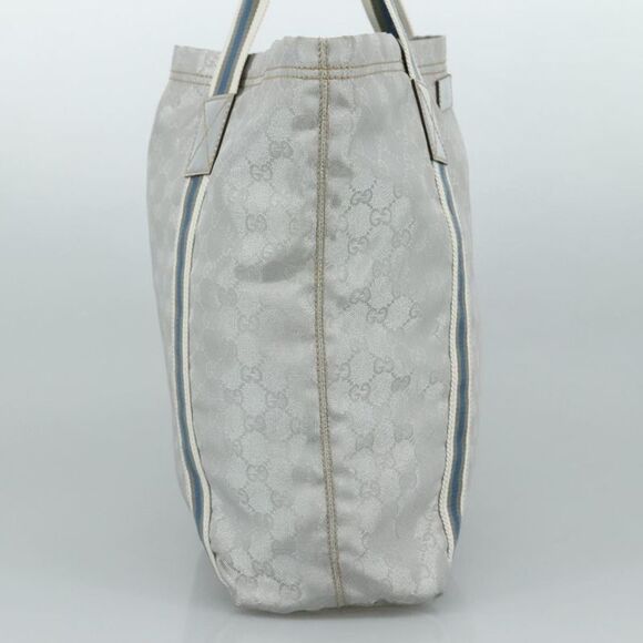 Pre Loved gucci Women Grey Tote Bags - Picture 4 of 8